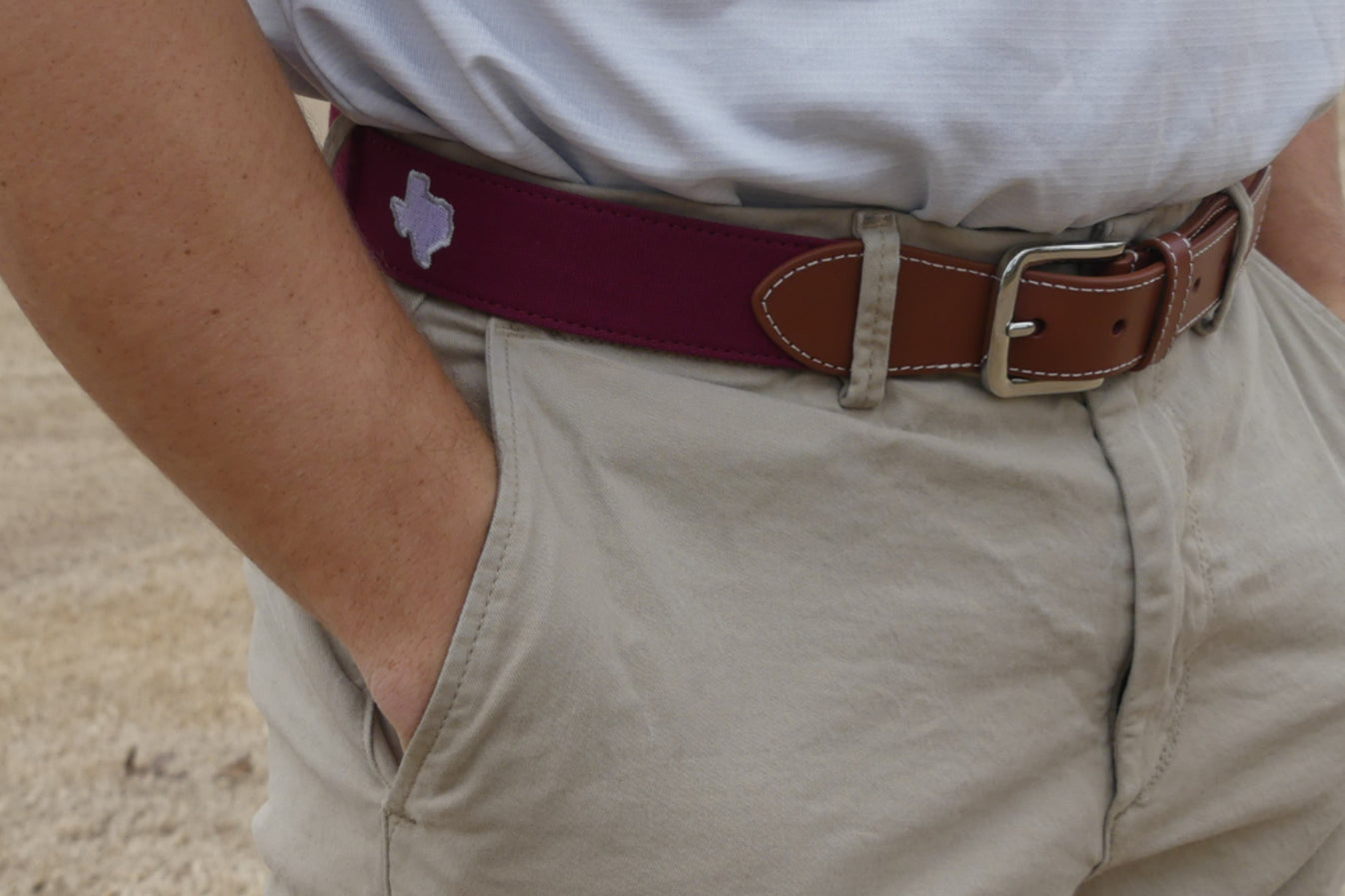 Roostas Men’s Embroidered Belt