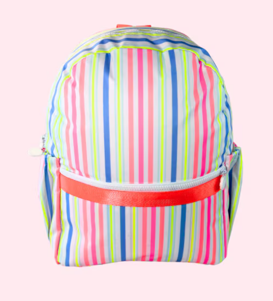 Mint GLOSSY Medium Backpack with Pockets